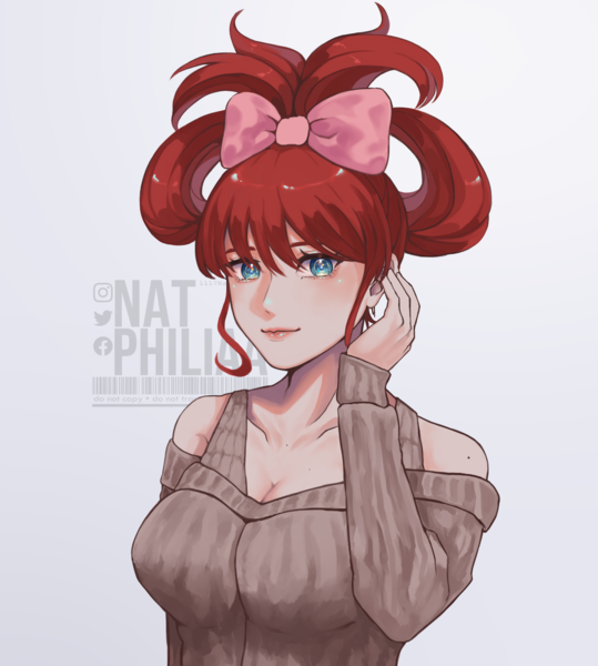 Bust Up Full Render Anime Style