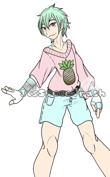 Colored lined fullbody