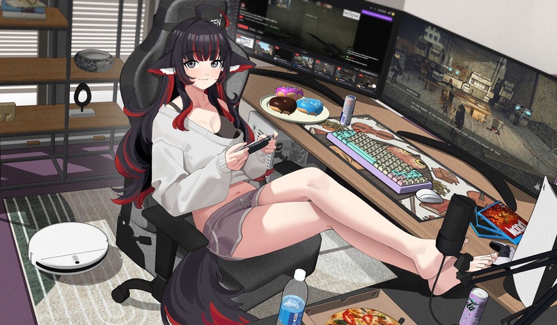 Fullbody Anime Style Illustration