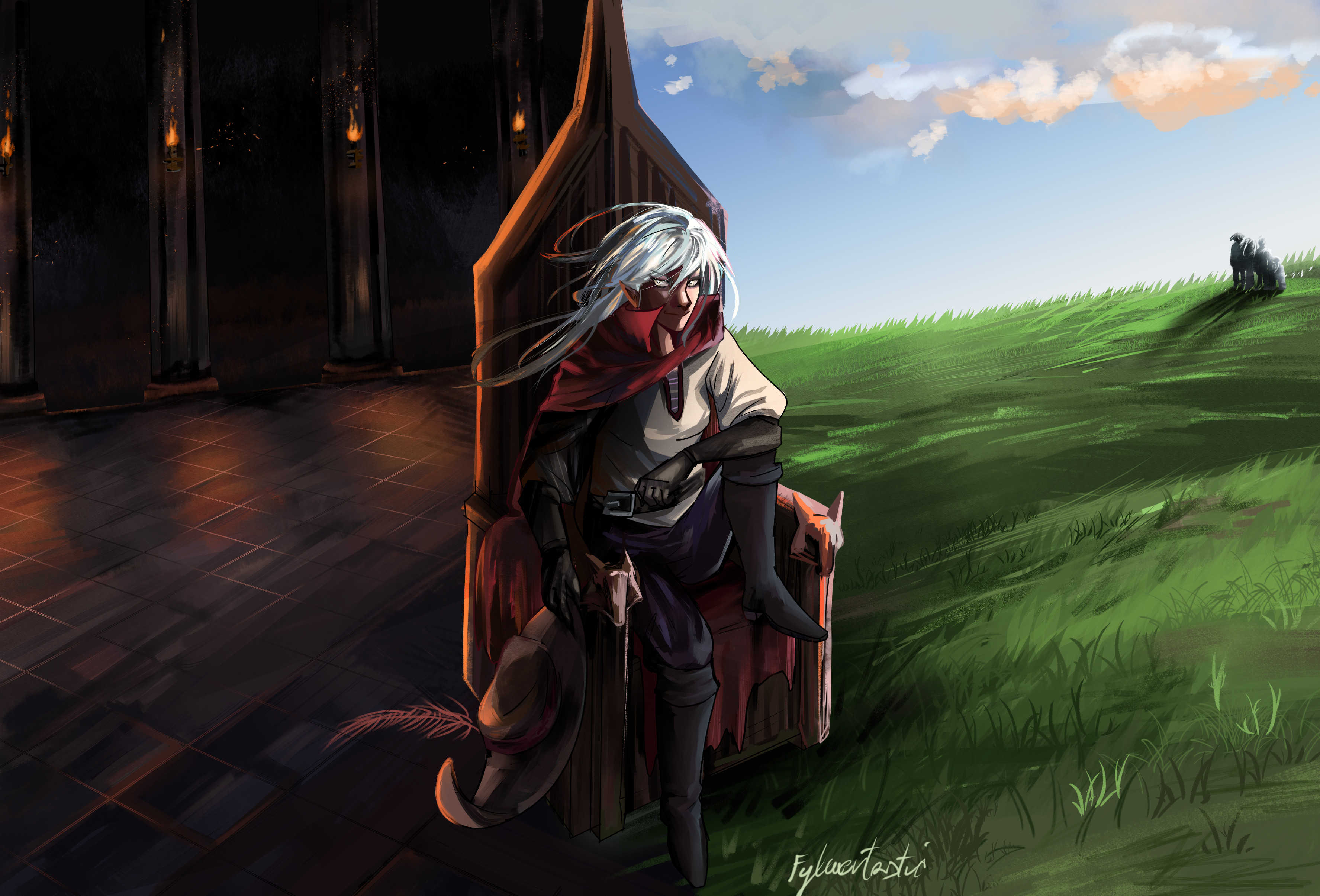 Character with Background! - Artists&Clients