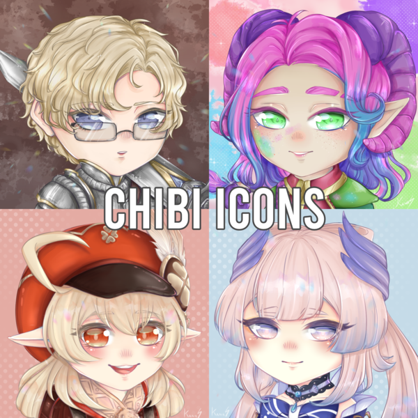 Full Colored Chibi Icons