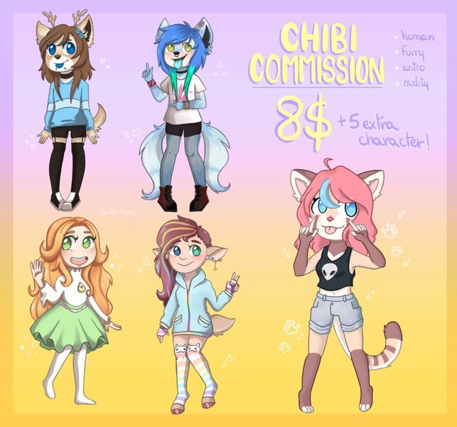 Chibi colored full body