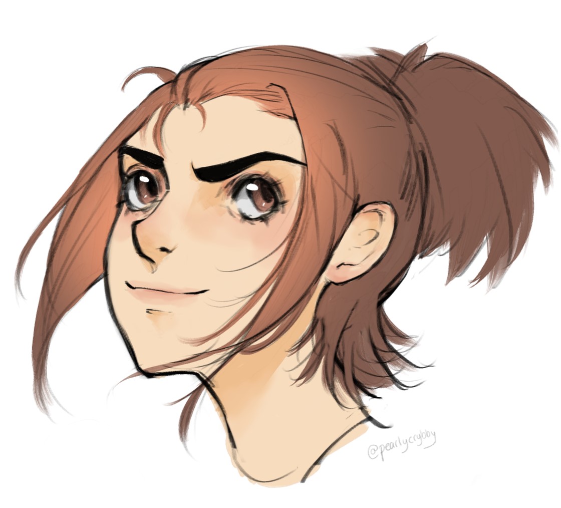 Colored Sketch Headshot - Artists&Clients