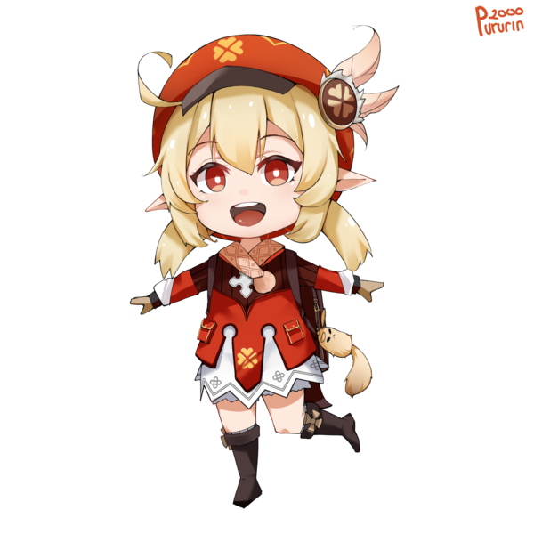 Colored chibi style