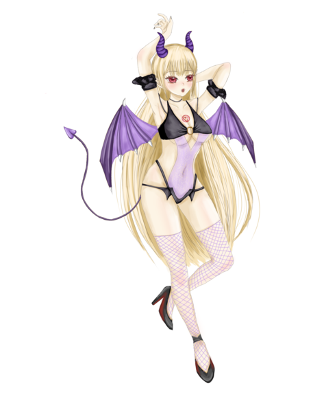 Anime Style Full Body Soft Colored