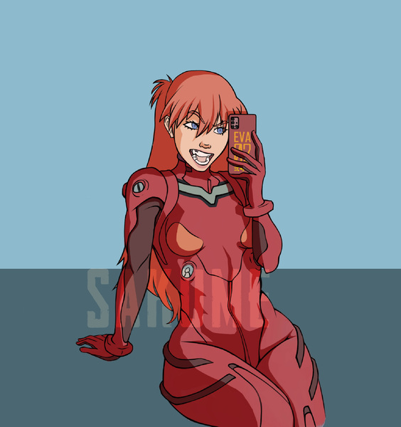 Halft Body - Asuka Fanart