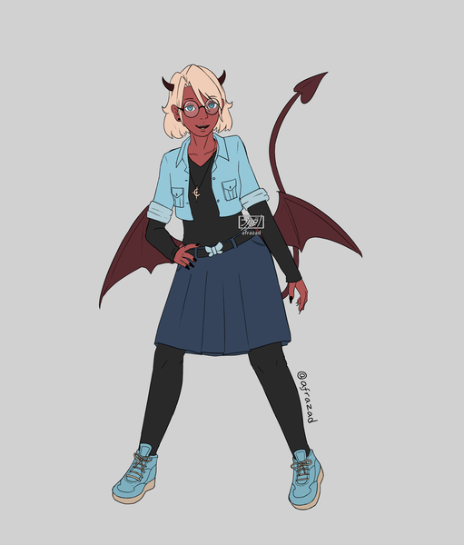 Colored Fullbody DND Character
