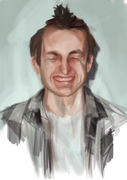 Digital portrait sketch 