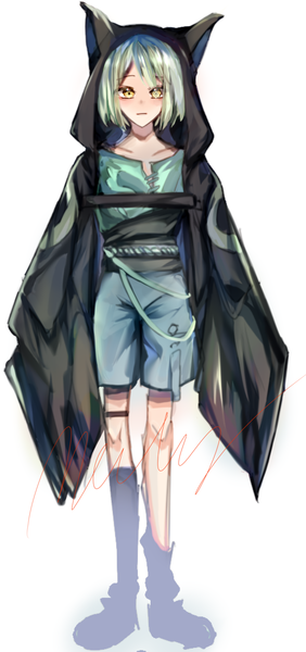 fullbody sketch coloured illustration