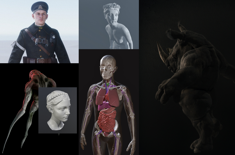 3D character modelling