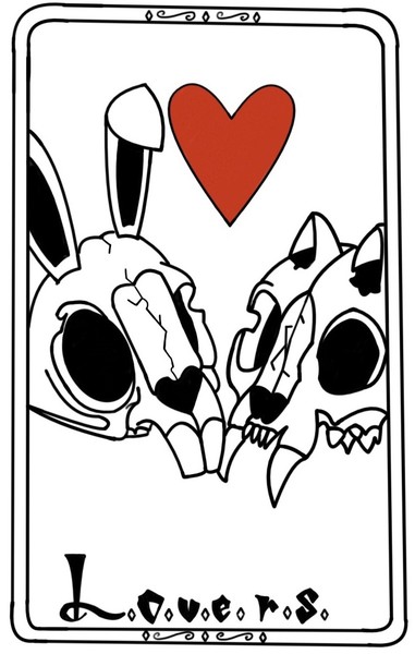 Special Style Lovers Tarot Card