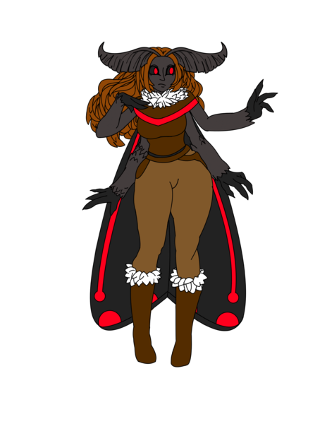 Full Body Lunala Dnd Character