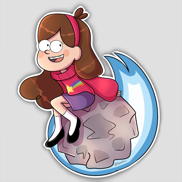 Character in Gravity Falls style