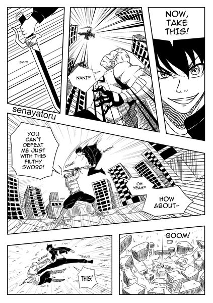 BLACK&WHITE comic or manga