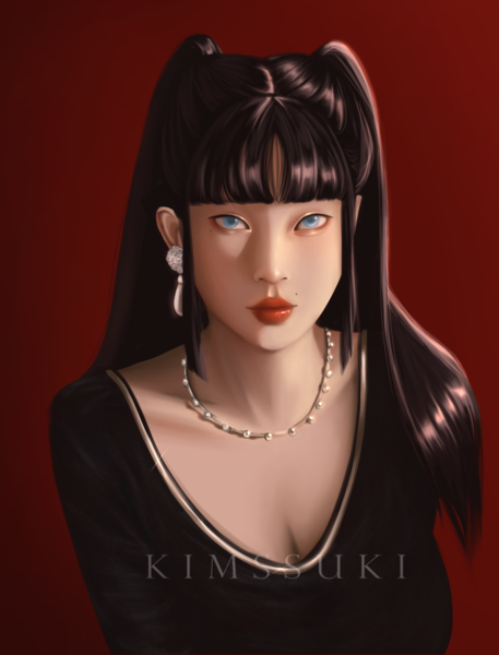 (SEMI) realistic Portrait  full colored