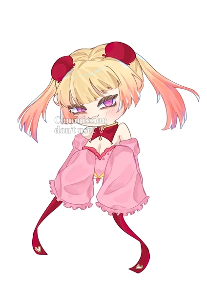 Chibi half body 