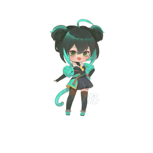 Colored chibi fullbody 