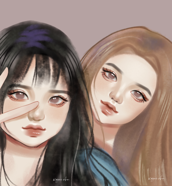 Draw character Korean realism style