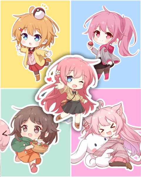 Cute Colored Chibi Anime Style