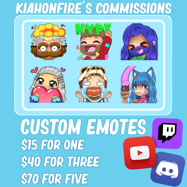 Custom Emotes For Twitch Youtube Discord