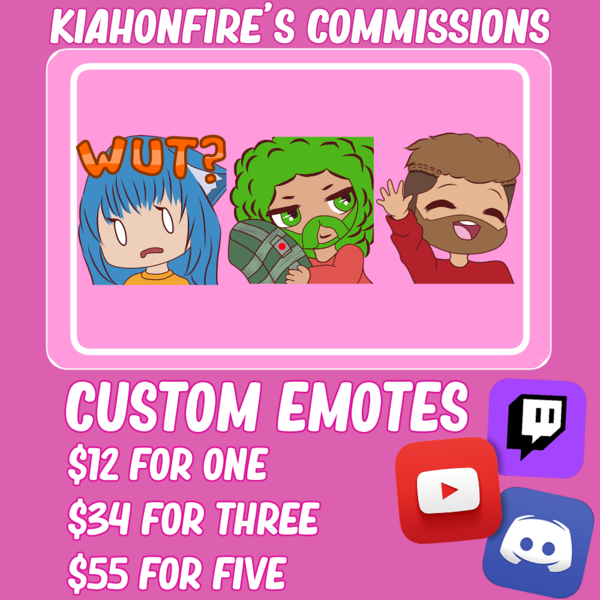 SIMPLE EMOTES FOR YOUTUBE TWITCH DISCORD