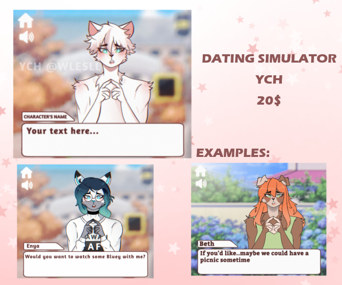 DATING SIMULATOR YCH