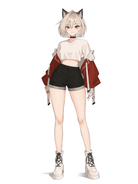 Full body anime illustration