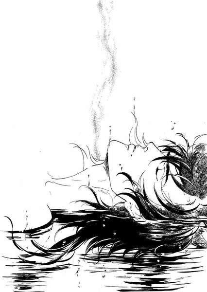 Black & White Manga Headshot