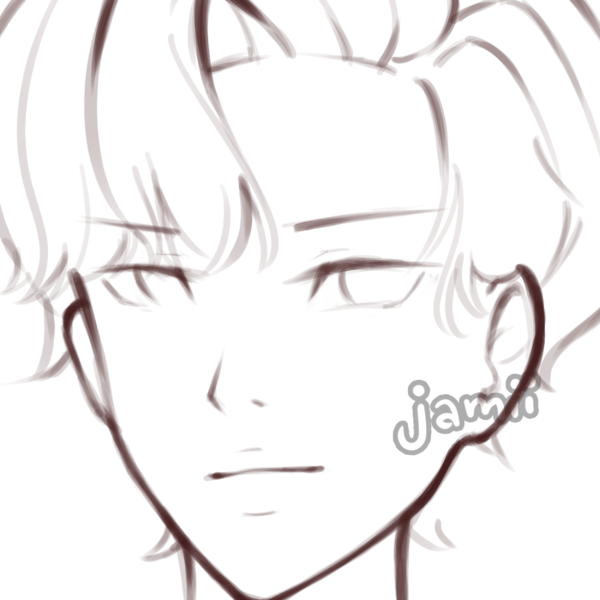 [UNCOLORED] Sketch Head Shot