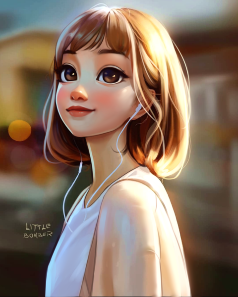 Half Body Stylized Portrait