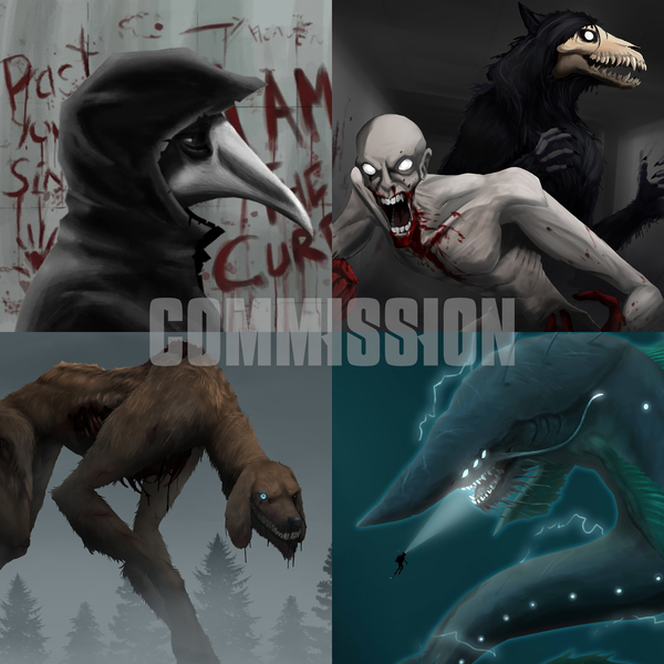 SCP and Creature Art