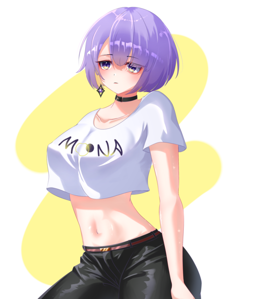 COLORED HALFBODY ANIME ILLUSTRATION 