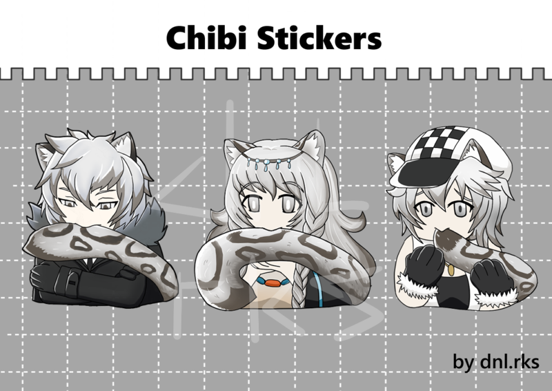 Custom Half Body Chibi Emotes/Stickers