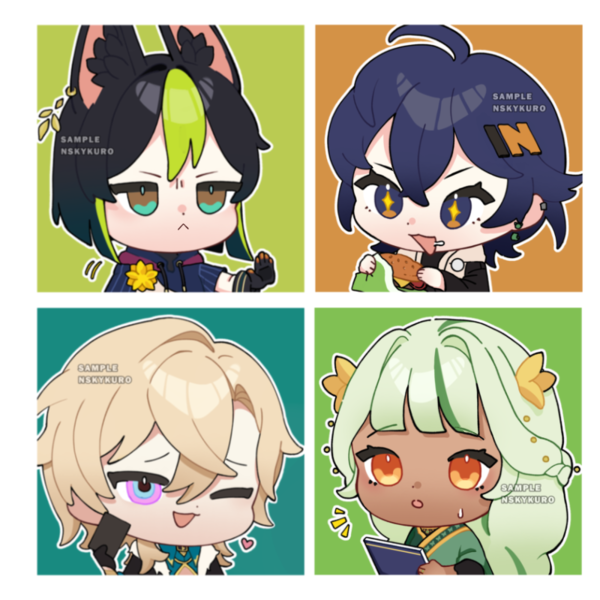 Chibi Icon in Semi Genshin Style!