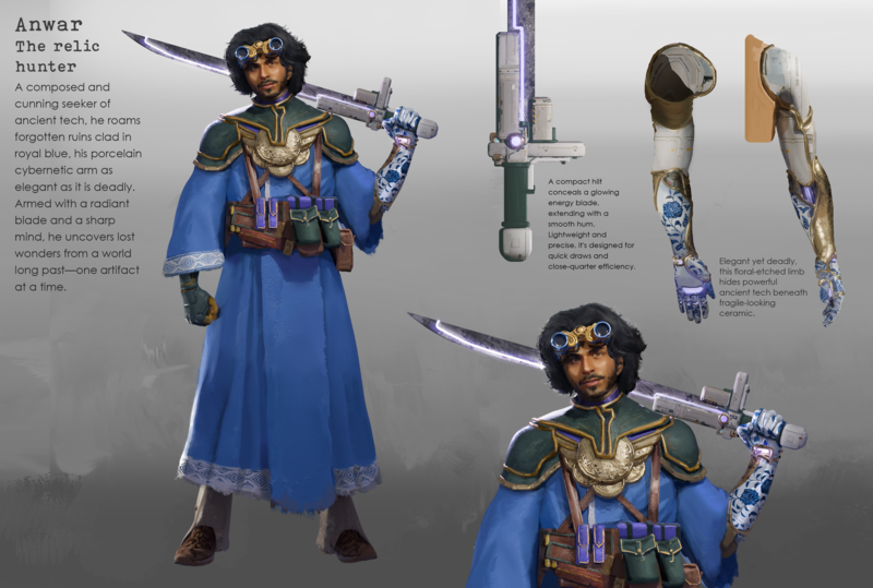 Realisitc Dnd character design 