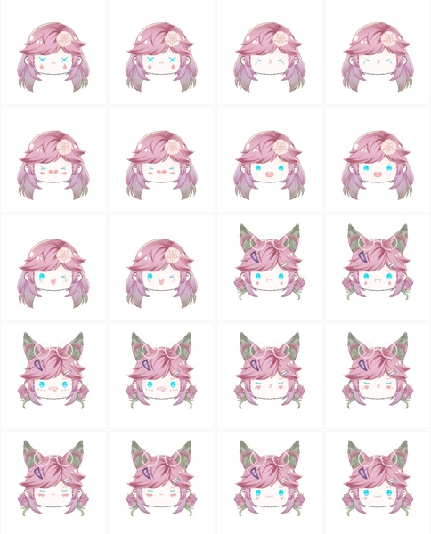 Chibi emote packs