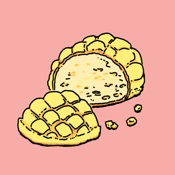 melon bread (in Japan)