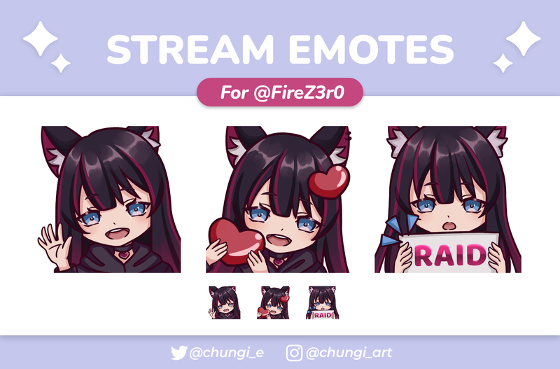 Emotes for stream