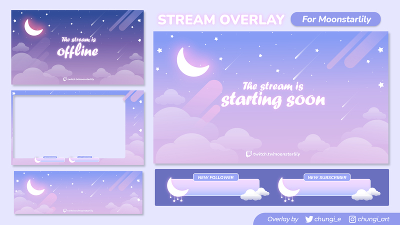 Stream Overlay and Panels/ Alerts