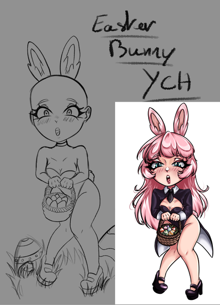Full color Bunny girl YCH
