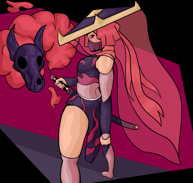 Coloured line art full body