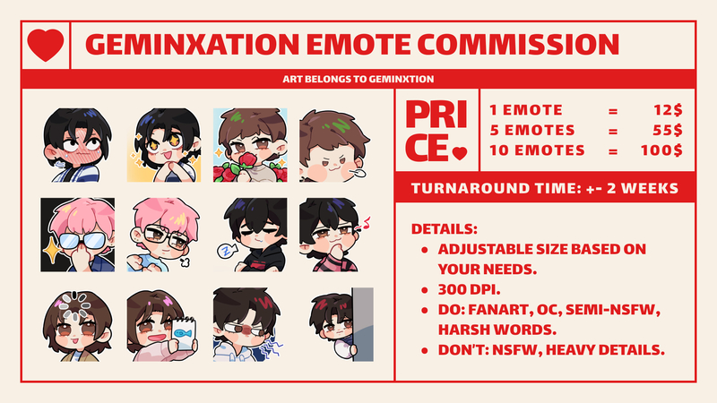 GEMINXATION EMOTE COMMISSION