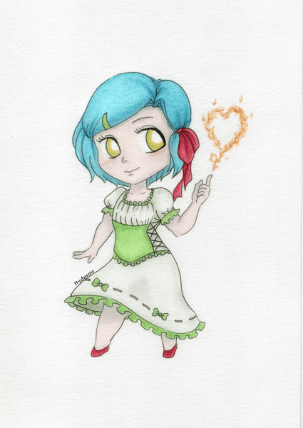 Chibi Character Watercolor