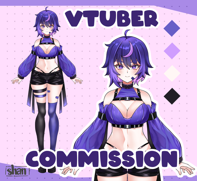 VTUBER 2D MODEL COMMISSION