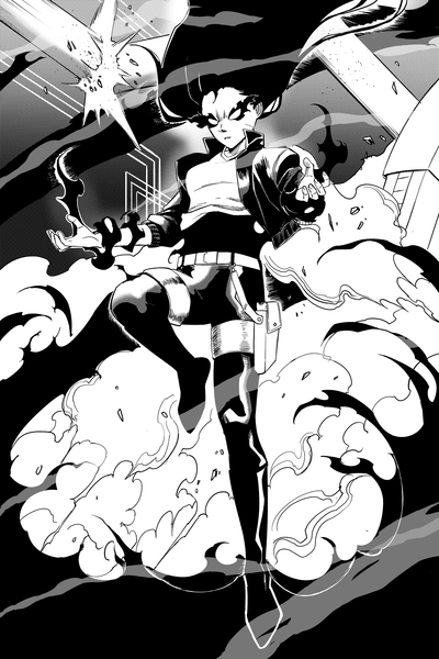 B&W Manga/Comic