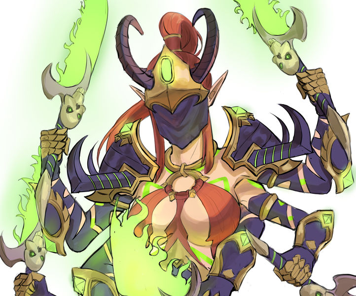 Sketch Colored Halfbody