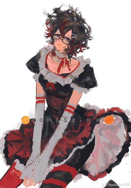 Colored half body(single person)