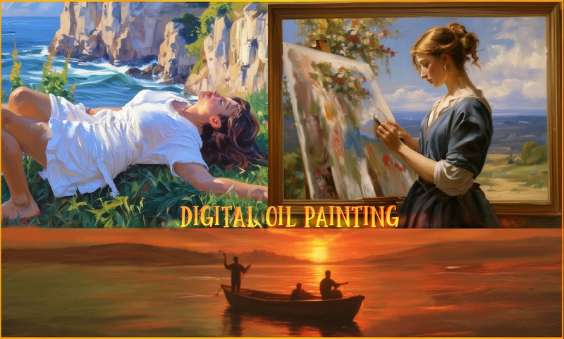 Digital Oil Paintings 