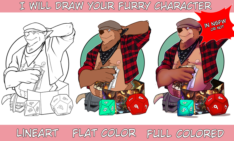 I will draw your furry! in nsfw or not