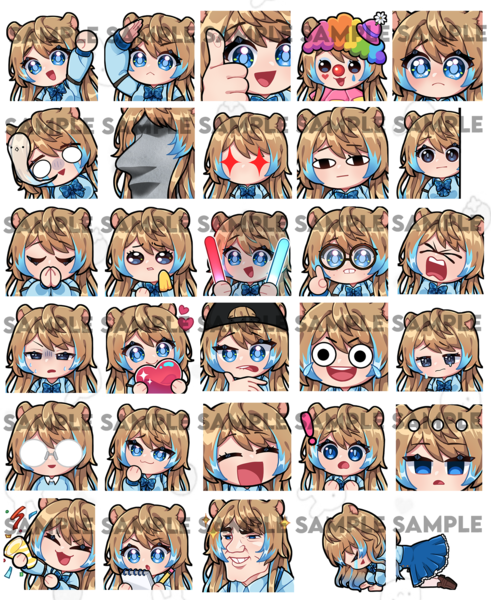 Full Colored Emotes for Twitch&Discord